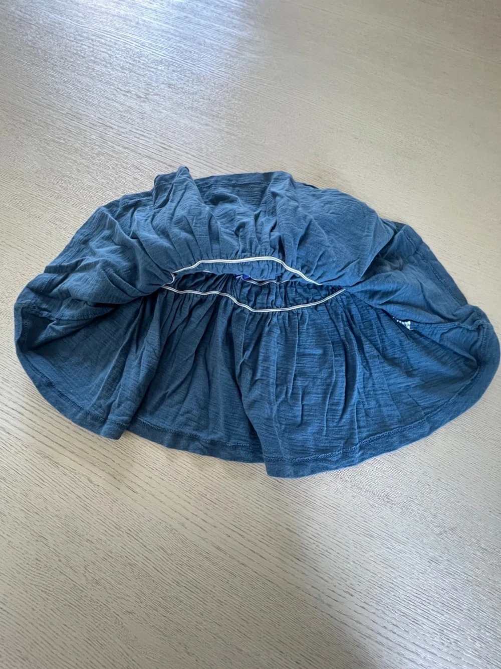 MAISON ME Girls Smocked Waist Mini Skirt 100% cotton 5Y
